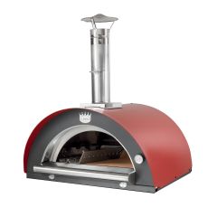 Pizzaofen Pulcinella 60x80 cm rot ohne Fahrgestell